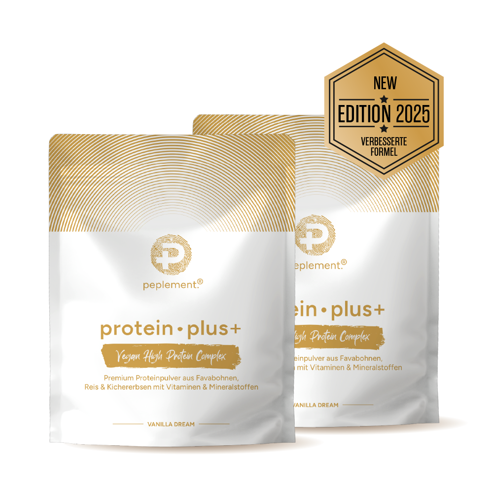 Twin-Pack - Premium Protein mit Vanille Geschmack, 100 % vegan (2 x 600 g)