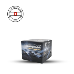 100 % reines Shilajit Harz aus dem Himalaya mit Zinkpicolinat