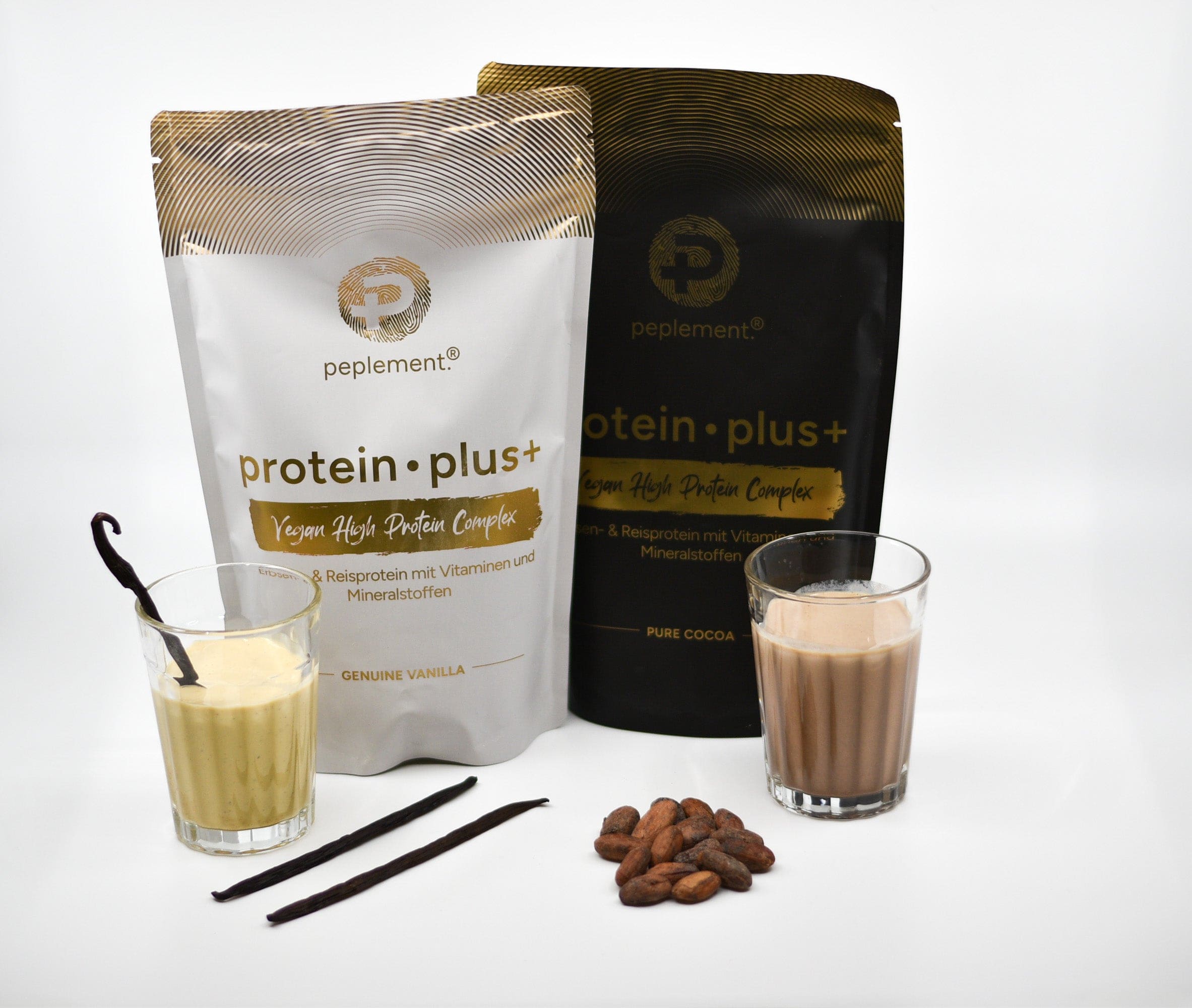 Veganes Protein Power-Duo-Pack Vanille & Schokolade