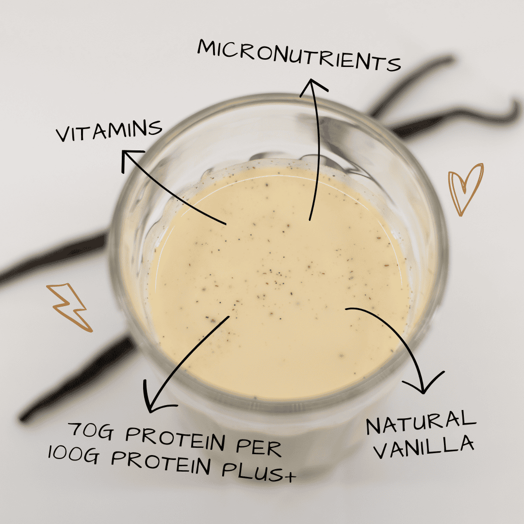 Veganes Premium-Protein mit Vitaminen, Mineralstoffen & komplettem Aminosäureprofil (600 g Pulver, Vanille Geschmack) - Edition 2025!