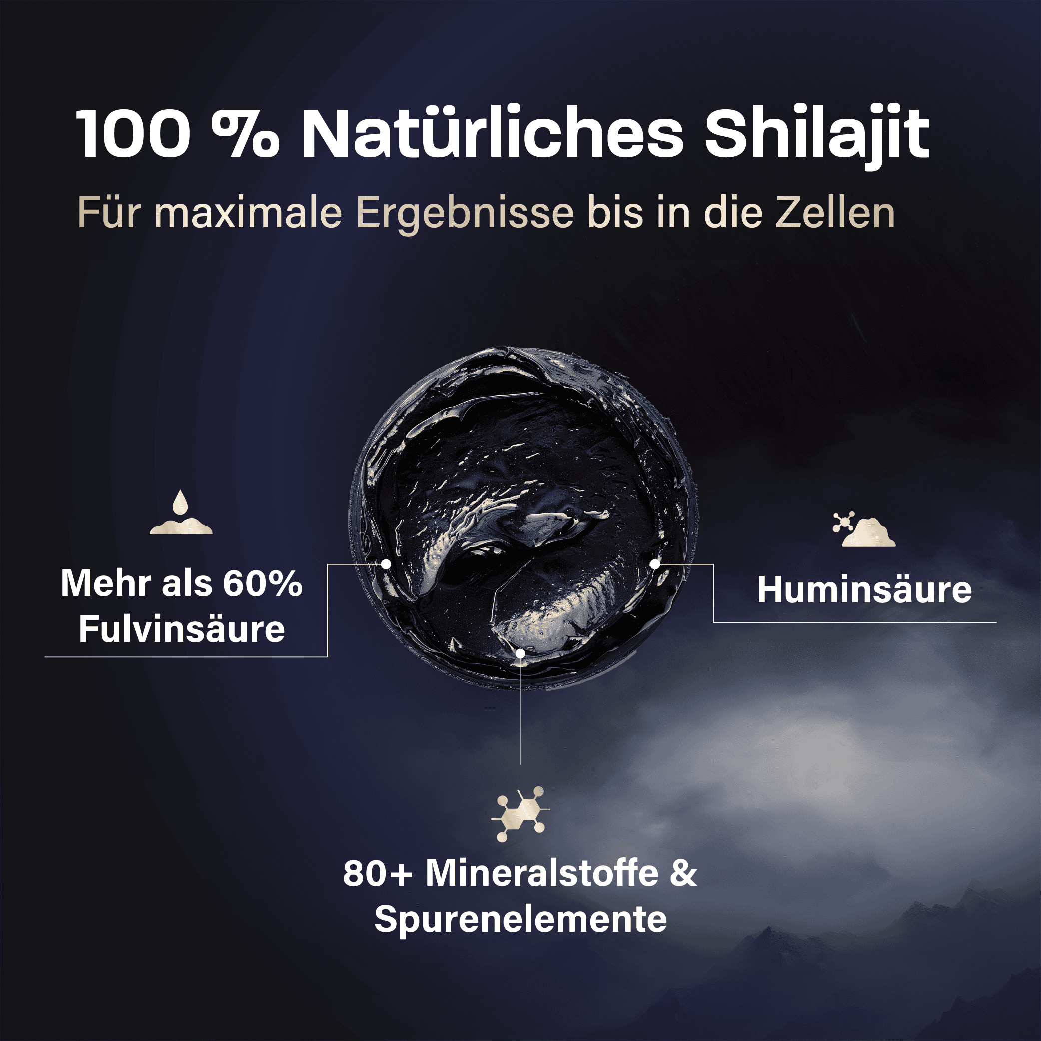 100% reines Shilajit Harz - Das Original aus dem Himalaya