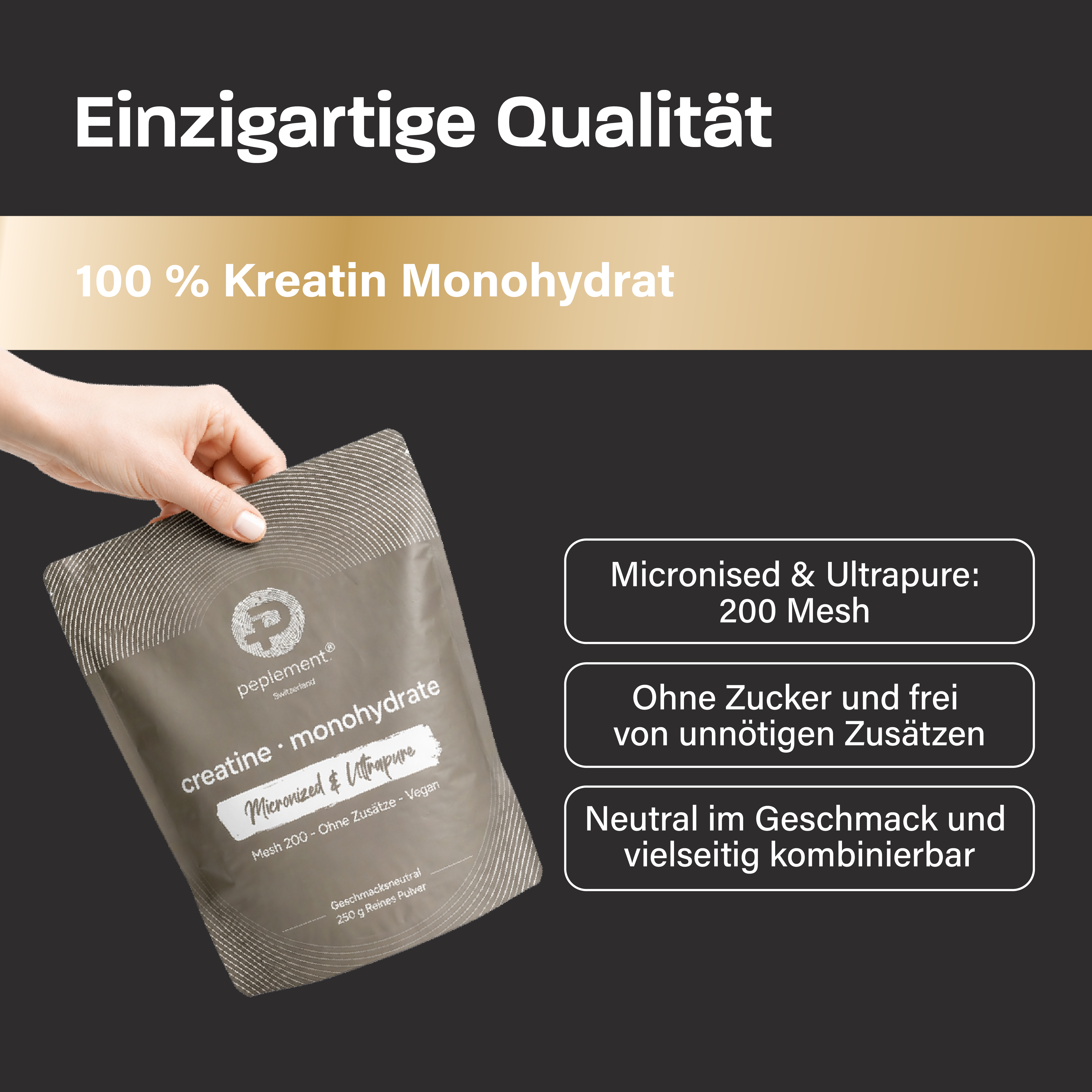 Creatine Monohydrate • Micronized & Ultrapur