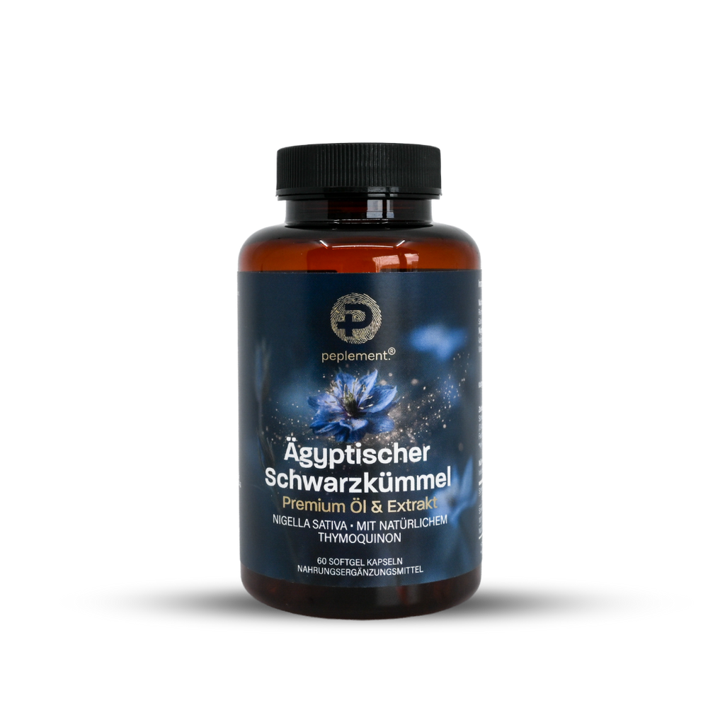 Premium Schwarzkümmelöl & Extrakt Softgel-Kapseln – peplement
