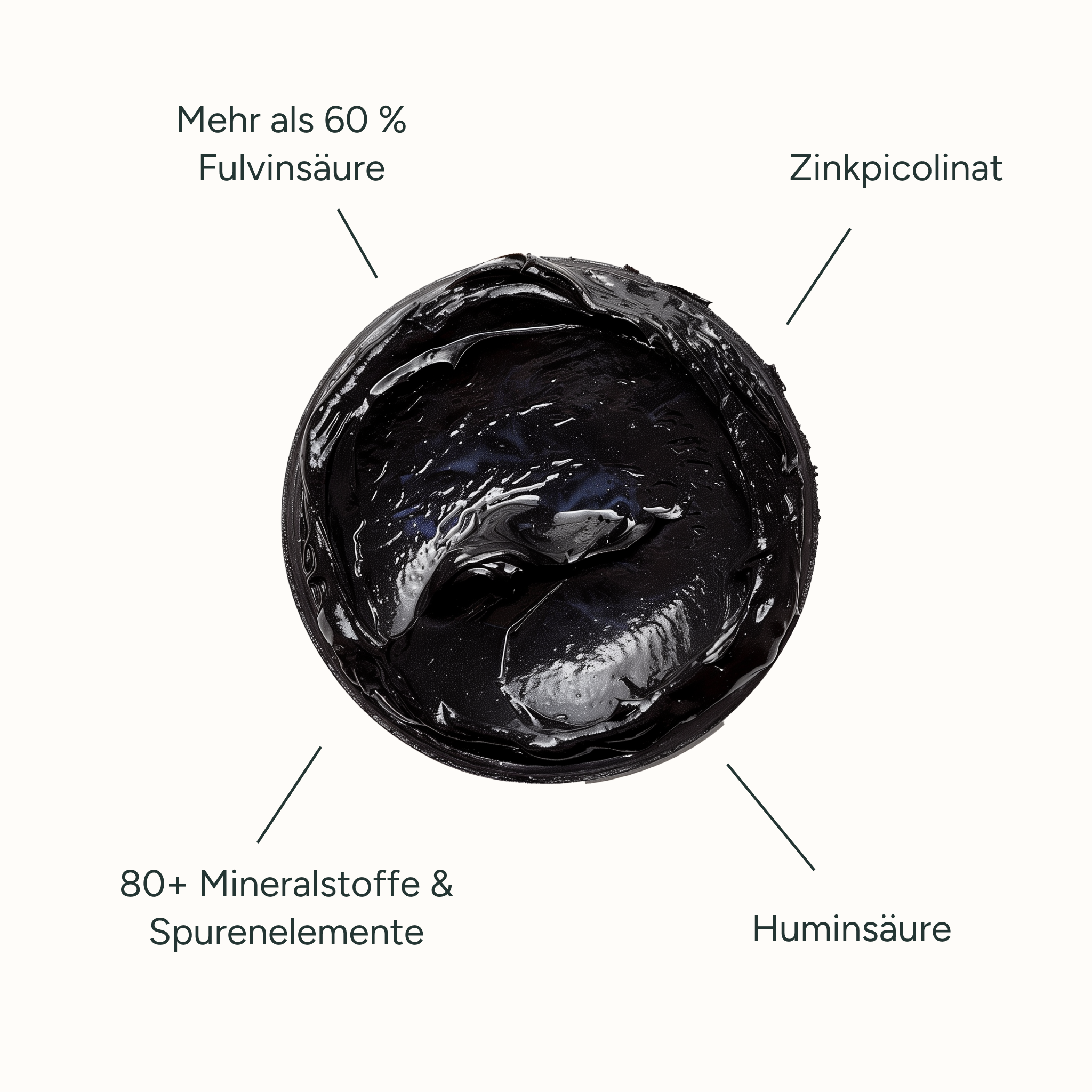 100 % reines Shilajit Harz aus dem Himalaya mit Zinkpicolinat