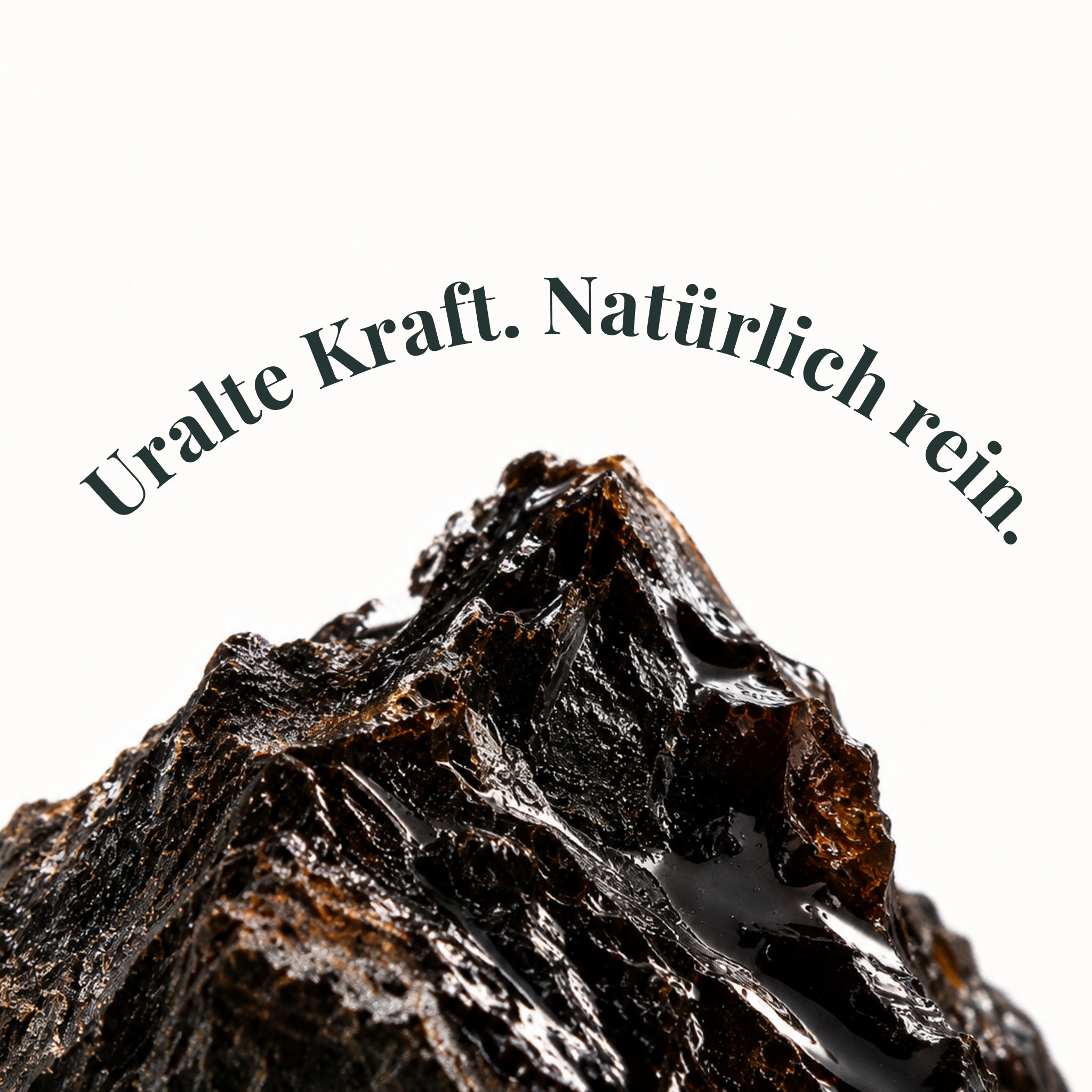100 % reines Shilajit Harz aus dem Himalaya mit Zinkpicolinat