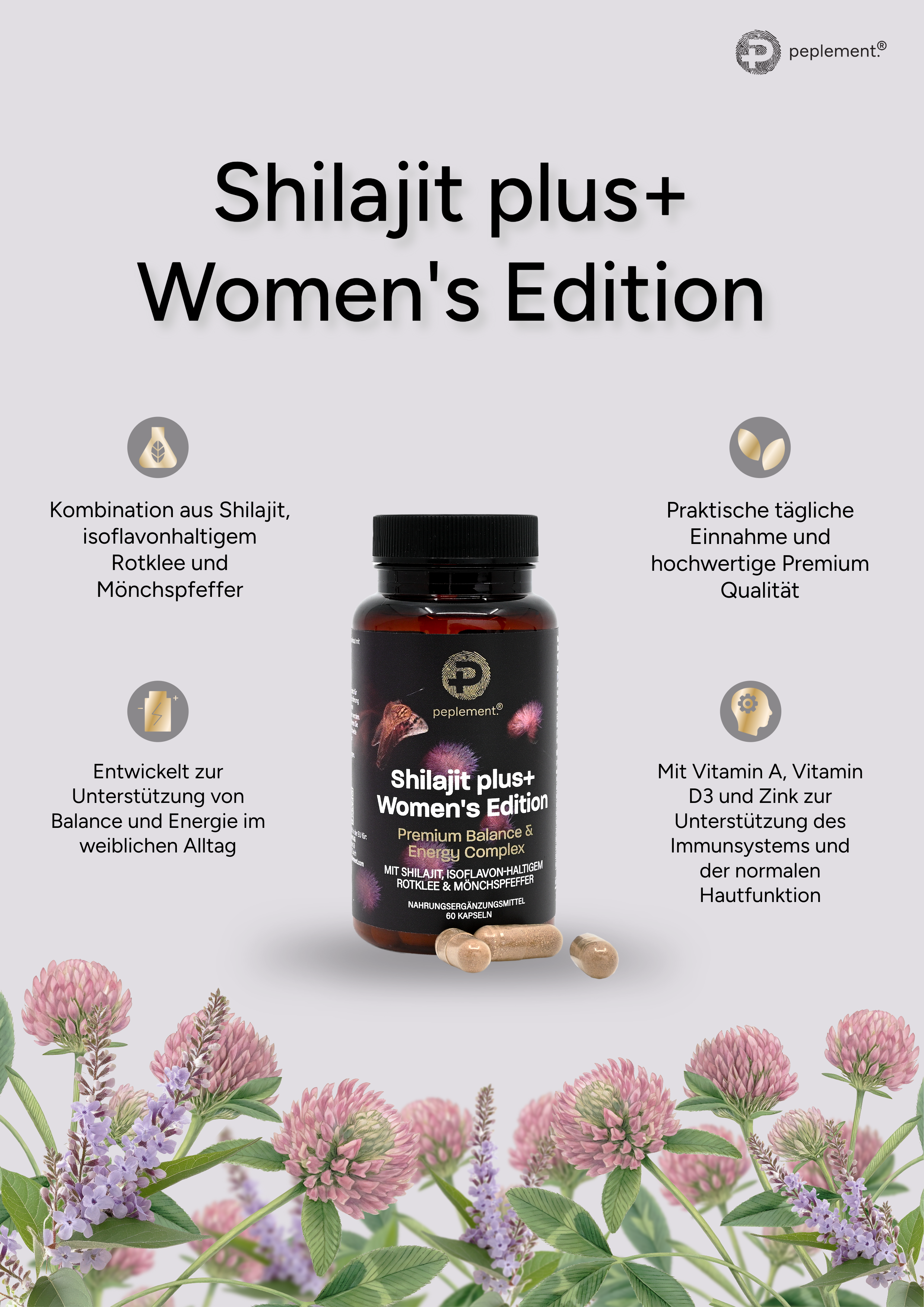 Shilajit plus+ Women's Edition – Premium Balance & Energie Complex