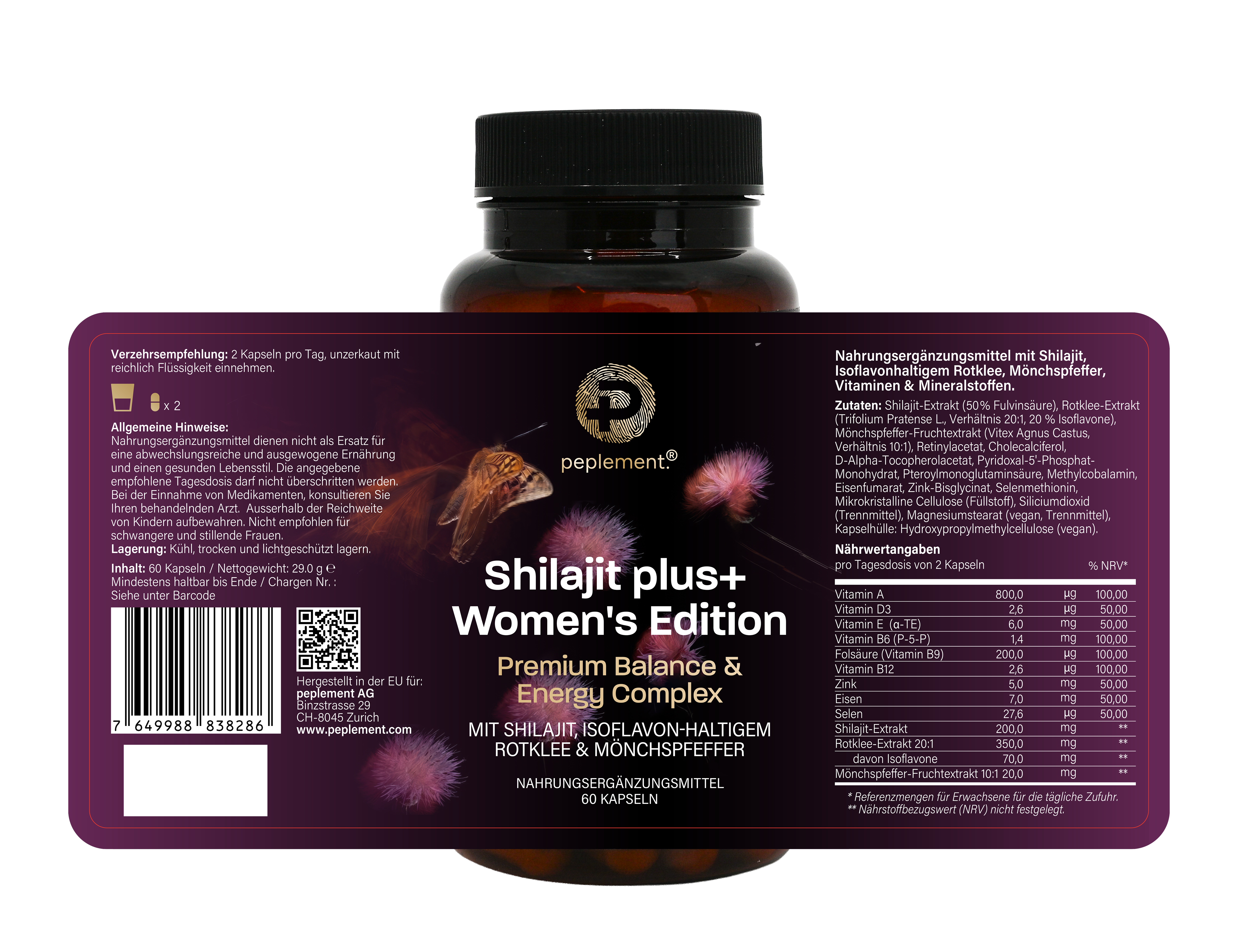 Shilajit plus+ Women's Edition – Premium Balance & Energie Complex