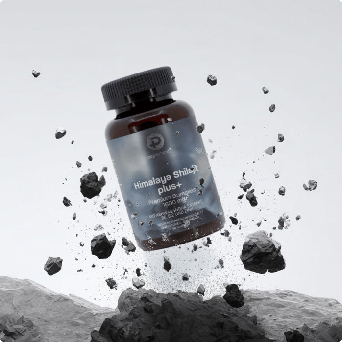 Himalaya Shilajit Gummies mit Ashwagandha, B6, B12 und Zink